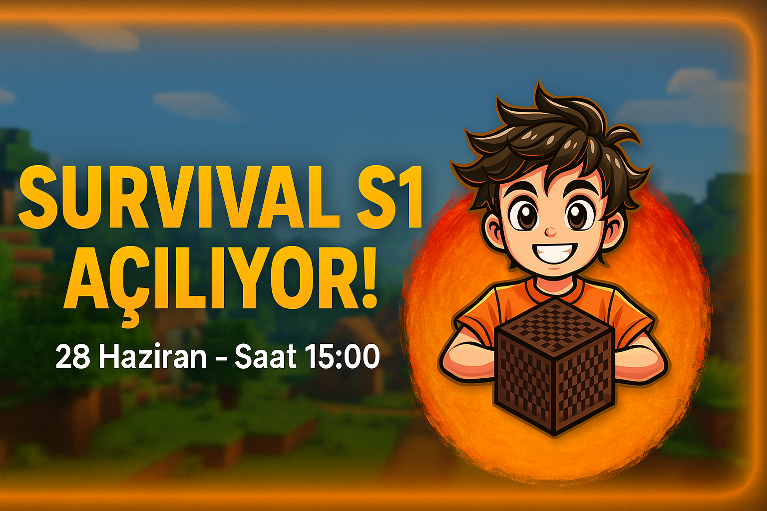 🌍 Survival S1 | 28 Haziran Saat 15:00'te Açılıyor!